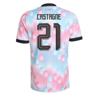 Belgicko Timothy Castagne #21 Vonkajší futbalový dres MS 2026 Krátky Rukáv